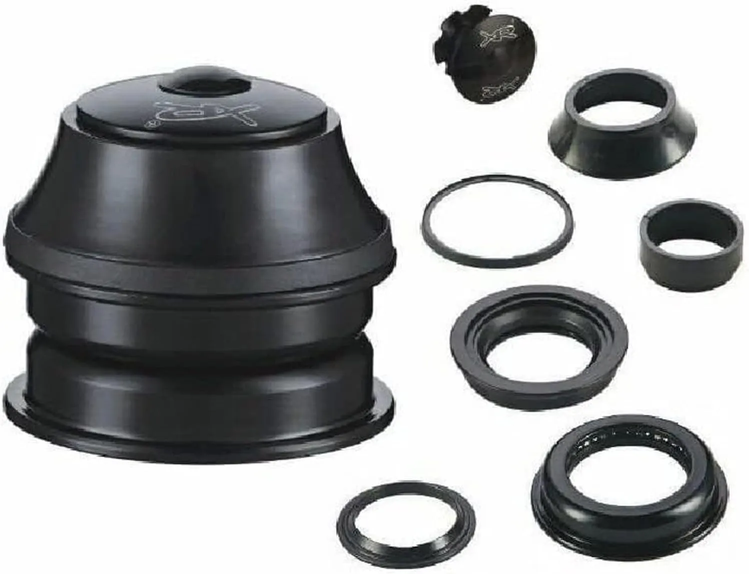 1-1/8 inch Headset Threadless Semi-Integrated Bicycle Headset 44mm Cups Bearings Set-Gas Motorized Bicycle