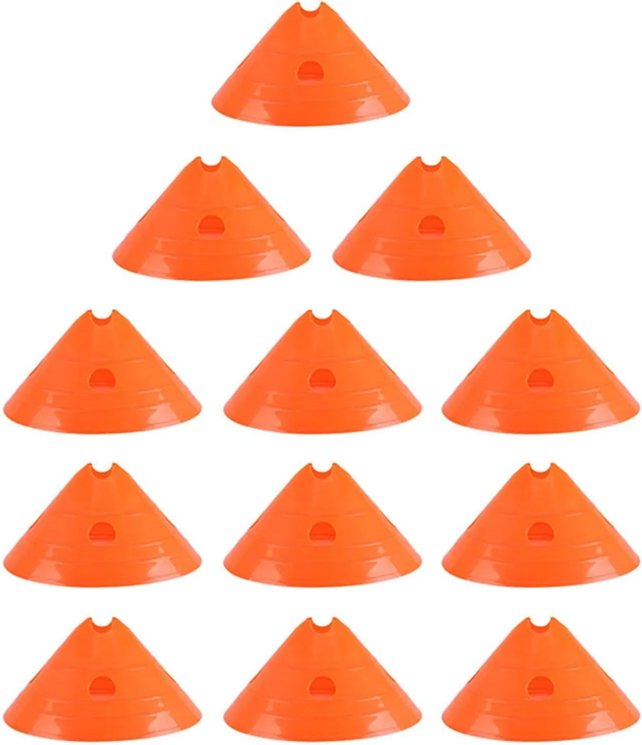 12x Soccer Disc Cones,Football Training Cones, Soccer Training Cones Sports Cones Agility Training for Skating Gym Challenge
