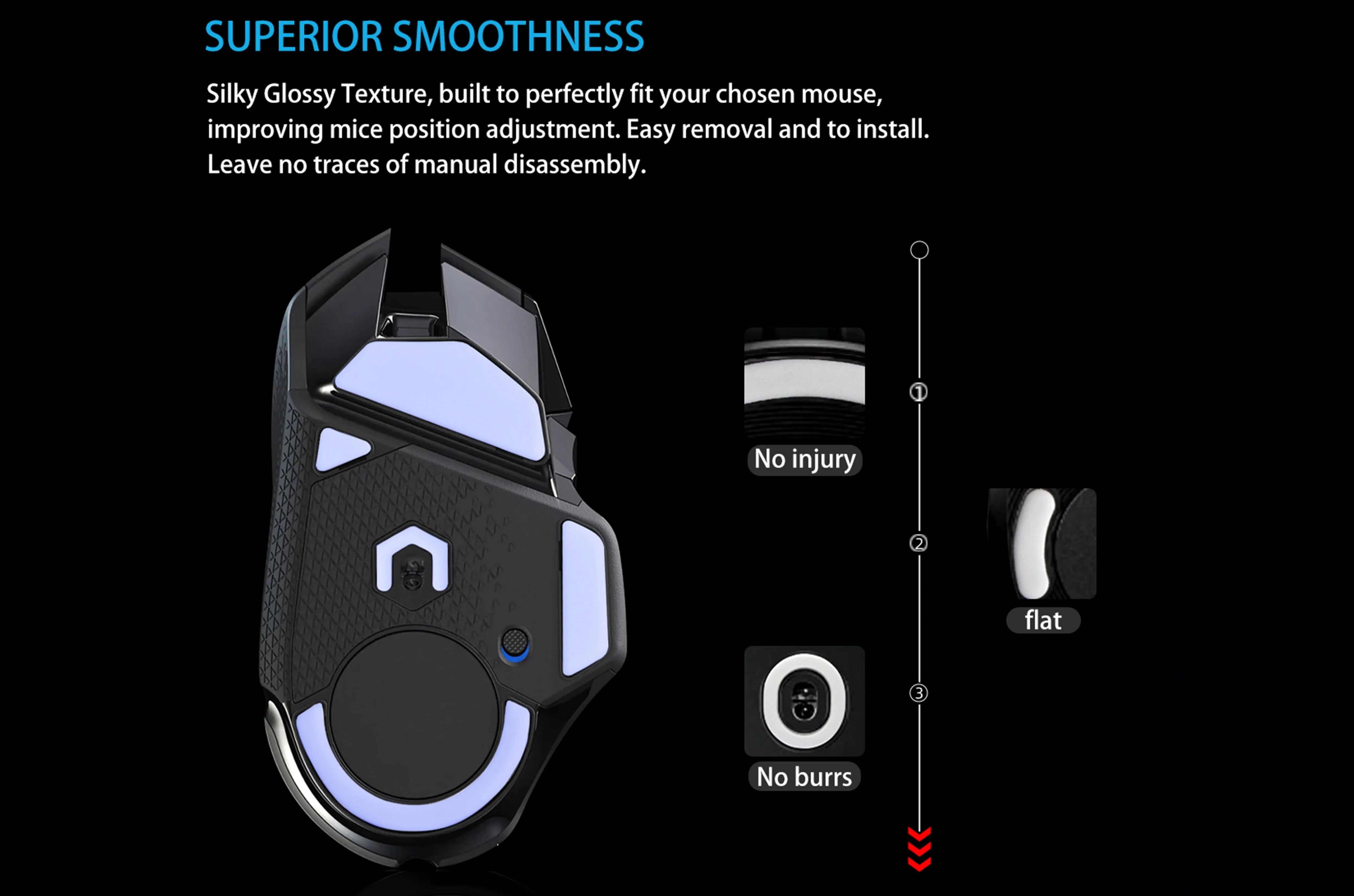Arc 1 PTFE Skates | Logitech G502 LIGHTSPEED