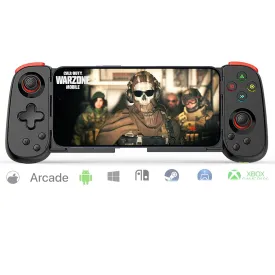 arVin Mobile Game Controller for iPhone 16/15/14/iPad/Galaxy S24/23/22/Android Phone/Tablet, Wireless Gamepad for Xbox Cloud Gaming/PS Remote Play/Call of Duty Warzone Mobile/Genshin/Roblox/Diablo