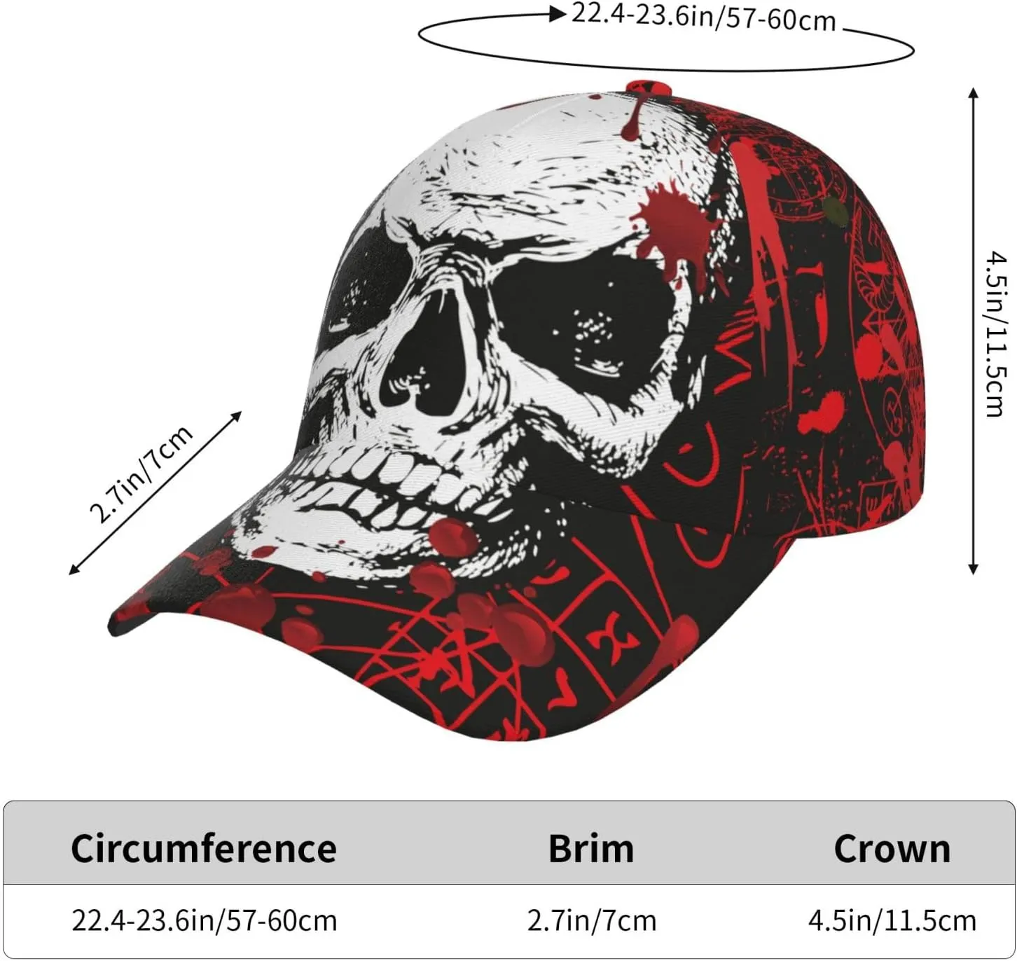 Baseball Cap Snapback Hats Adjustable Trucker Hat for Men Women