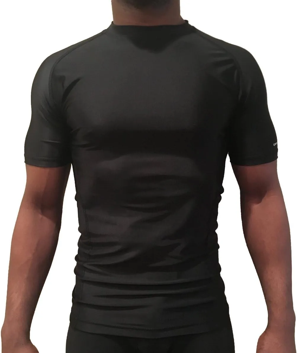 BJJ Jiu Jitsu Short Sleeve Rashguard - No Gi Fight Rash Guard - for Grappling, MMA, Wrestling | IBJJF Approved