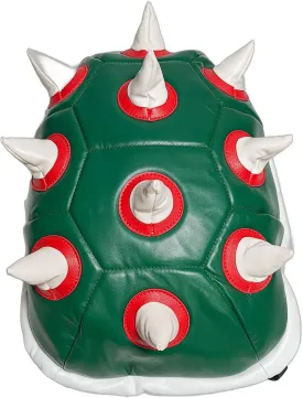Bowsette Koopa Green Turtle Shell Cosplay Backpack,Turtle Shell Backpack with Spiked Design ?C Lightweight, Water-Resistant, Durable, 14W x 20H x 6.5D inches,Adult Backpack