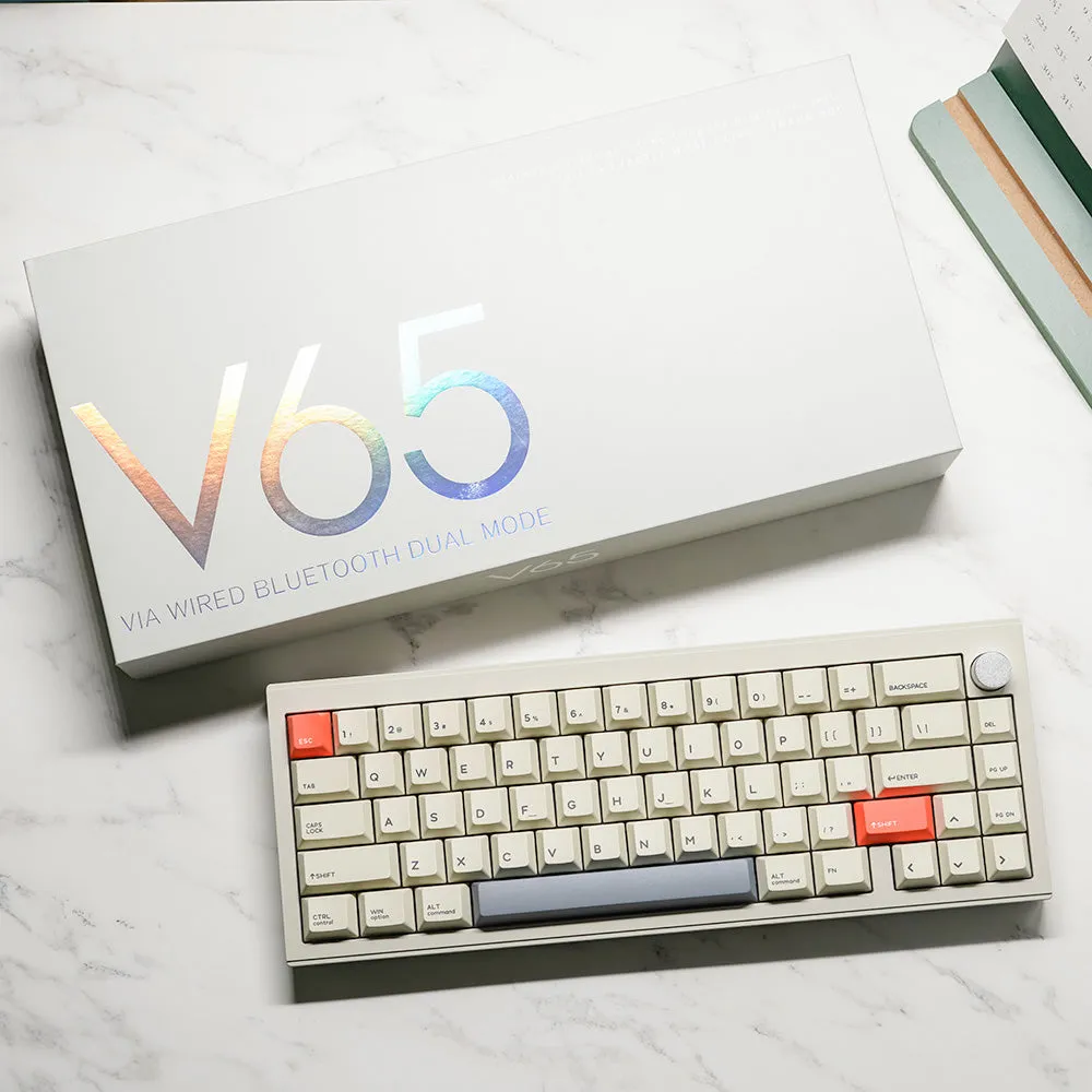 CIDOO V65 V3 Three Mode VIA Mechanical Keyboard