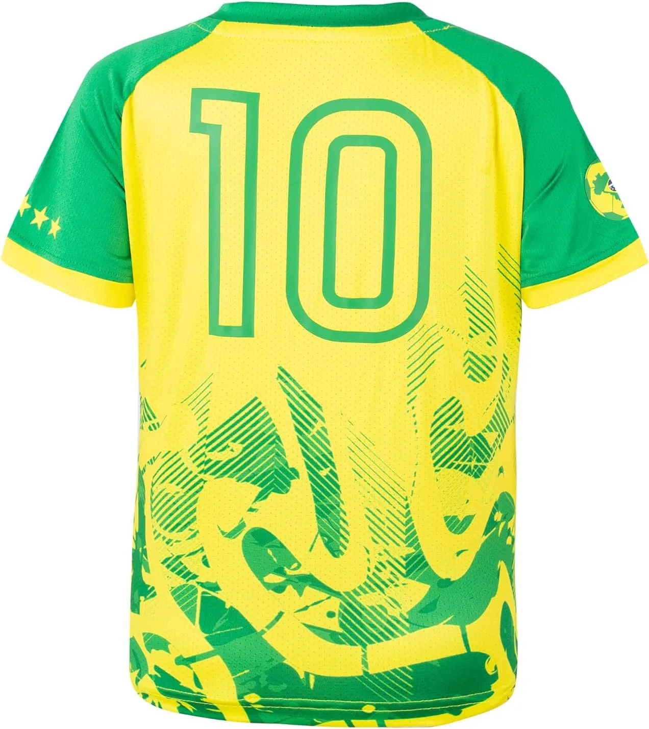 Cnins Kids' Soccer Jersey Kit - Breathable Poly-Spandex, Quick-Dry - Perfect for Youth Futbol Training & Gifts (2T-14Y)