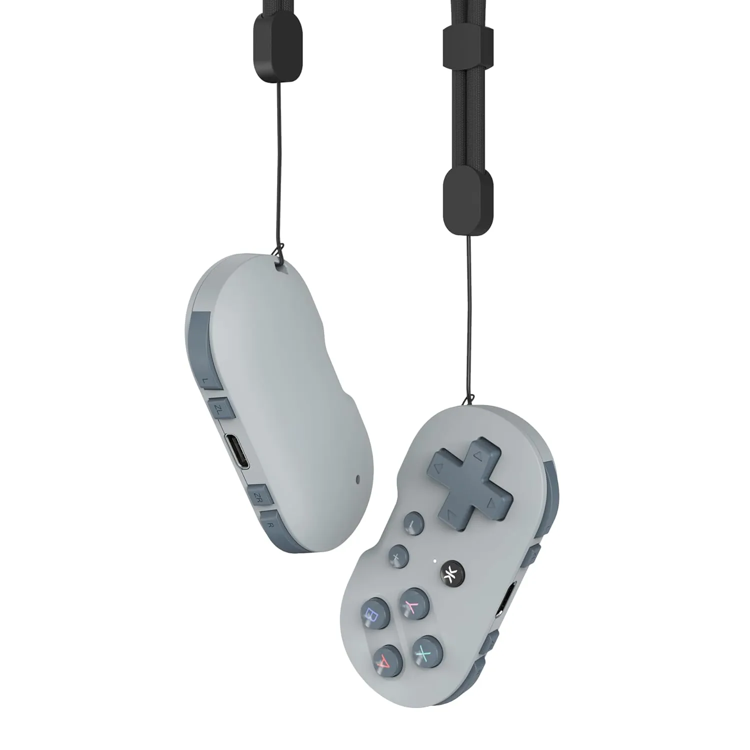 CRKD ATOM - Collectible Keychain Controller for Nintendo Switch, PC, Mac, Mobile and Smart TV (OG Grey)