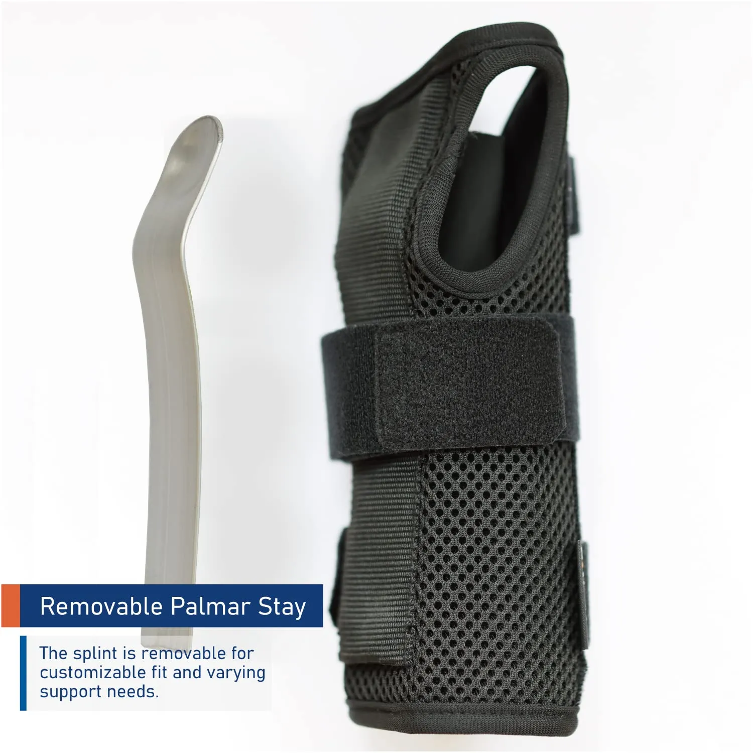 Deluxe 3-Strap Wrist Brace  Adjustable Support for Carpal Tunnel, Fractures, Tendonitis, and Post-Op Recovery  Lightweight, Breathable Design for Day and Night Use (L/XL, Left hand)