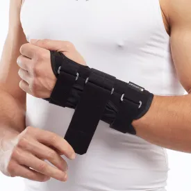 Deluxe 3-Strap Wrist Brace  Adjustable Support for Carpal Tunnel, Fractures, Tendonitis, and Post-Op Recovery  Lightweight, Breathable Design for Day and Night Use (L/XL, Left hand)