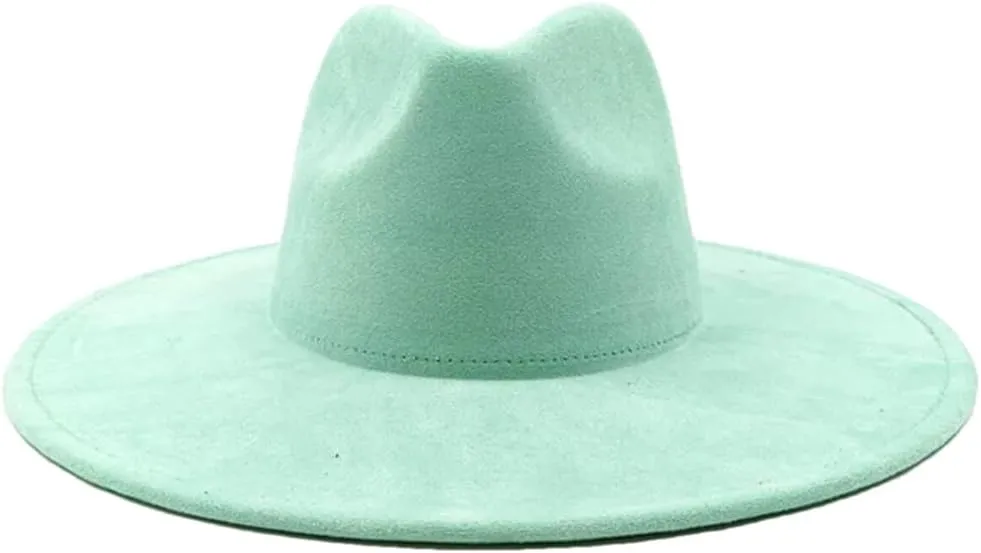Fedoras Hat Brim Feather Accessories Wide Brim Jazz Hat Men and Women Panama Hat Sombrero 27 M55-58cm