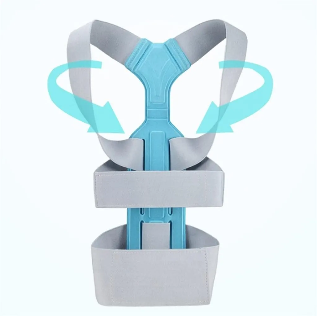 Invisible Chest Orthopedic Device Back Brace Supports Waist Belt Spine Support Men Women Breathable Corset(L Code)