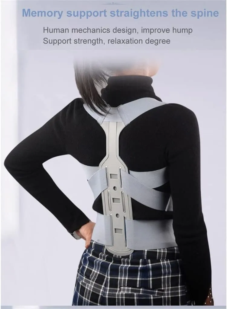 Invisible Chest Orthopedic Device Back Brace Supports Waist Belt Spine Support Men Women Breathable Corset(L Code)