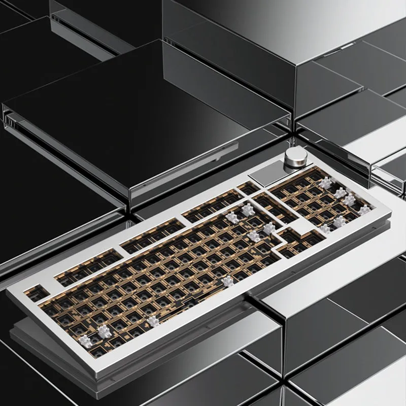 JamesDonkey R2Pro Premium Aluminium Gasket Mechanical Keyboard - Customizable RGB Lighting, Ultra-Durable Build, and Enhanced Typing Experience