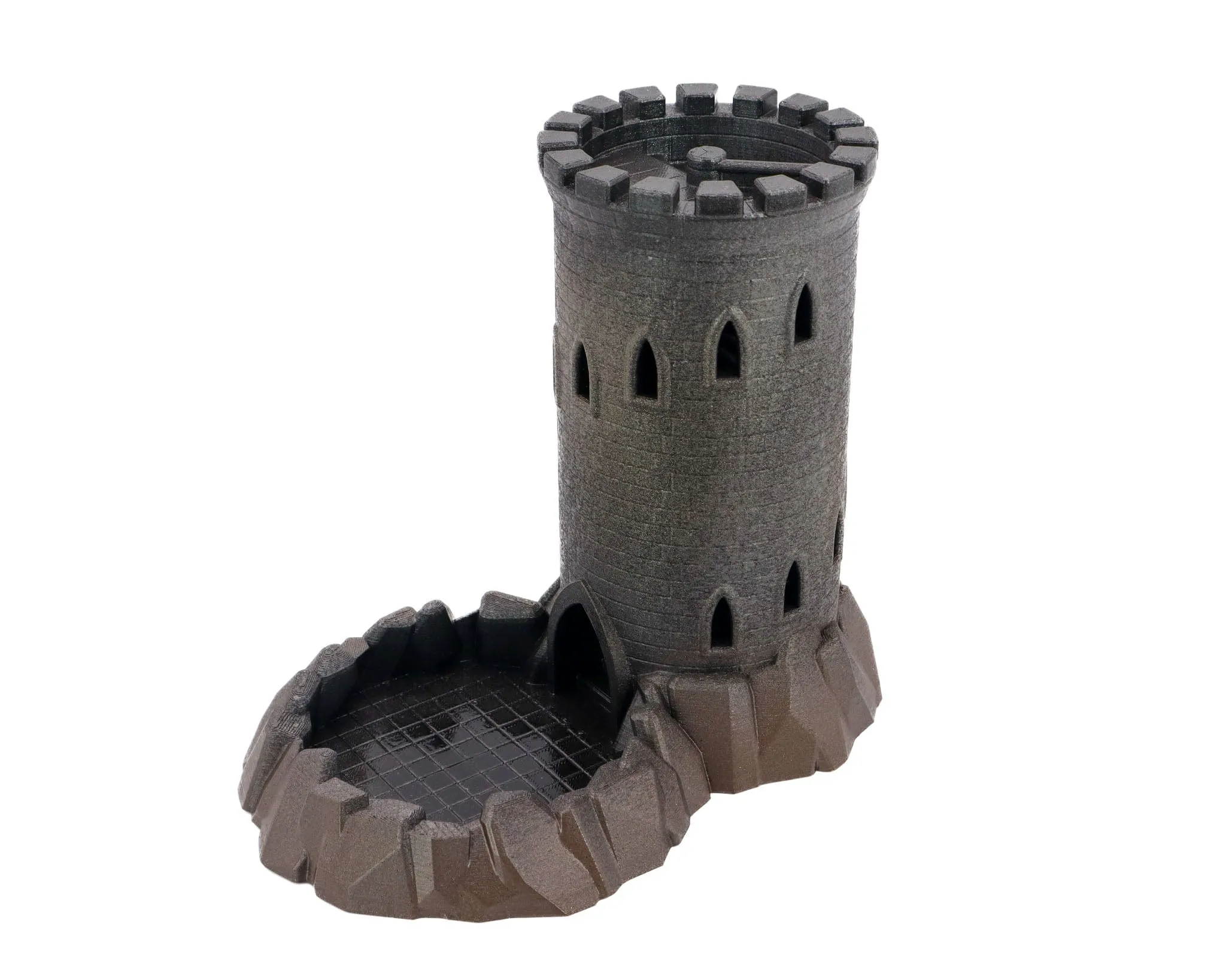 Large Medieval Castle Dice Tower - 3D Board Game Accessory - Dungeons & Dragons and Dice Games