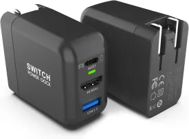 Mirabox Portable 4K TV Docking Station for Nintendo Switch - 36W Fast Charging, HDMI/USB-C PD Ports, USB-C Cable Included