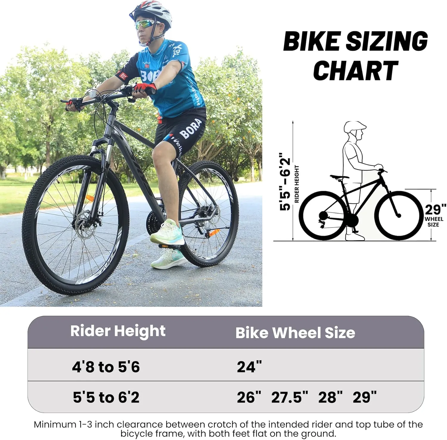Mountain Bike-29 Inch Mountain Bike- 19 inch Aluminium Frame, 2.1 Inch Tires,9/21-Speed Options, Advanced Suspension Fork, Ergonomic Seat, Disc Brakes