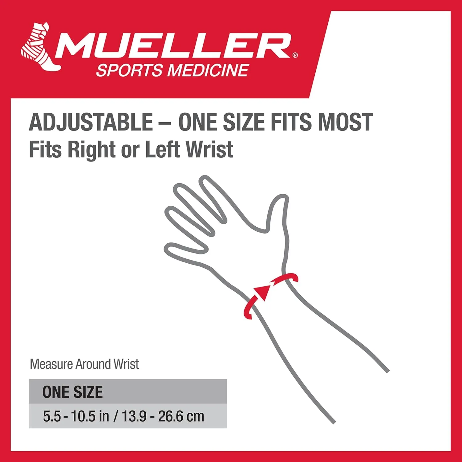 MUELLER Esports Medicine Fitted Wrist Brace, Wrist Pain Relief Support for Men and Women, 6 Ktape Strips Included, Ideal for Gamer's, Carpal Tunnel, Tendinitis, Arthritis, Left Hand, Black, One Size