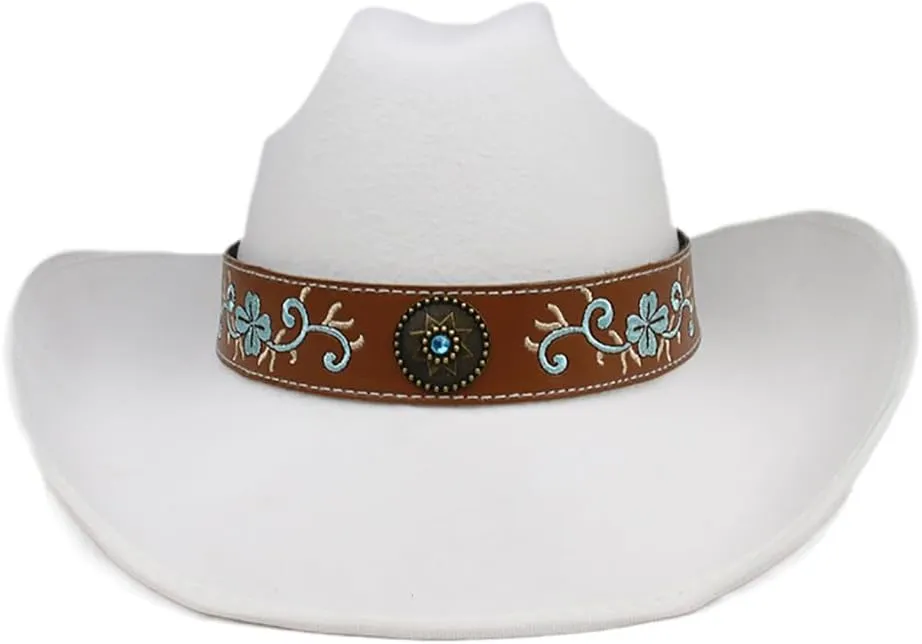 Panama Hat Fedoras Western Short-Brimmed Hat for Women Man Casual Wear Western Fedoras Man Women Unisex Wear
