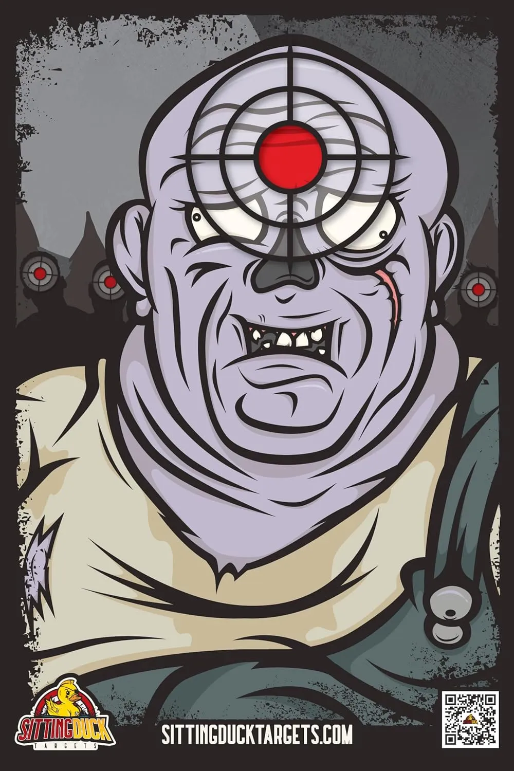 Premium Zombie Target Variety Pack | Better Designs | Better Quality | Better Targets | 12x18 Inch Zombie Targets | Sitting Duck Targets