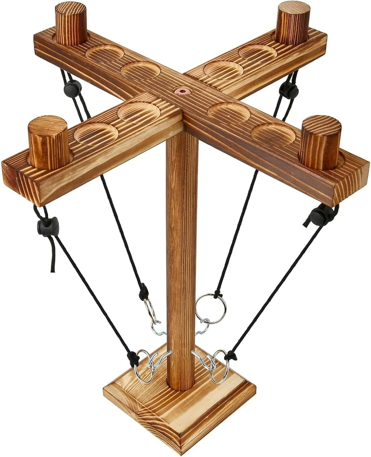 Ring Toss Game for Adults, Fun Hook and Ring Game with Carrying Bag, Outdoor Indoor Party Game, Board Games for Family, Bar, Party, Game Nights