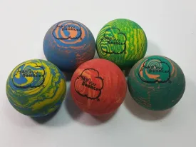 Sky Bounce Balls Rainbow Color Rubber Handball for Recreational Handball (Hand Ball), Stickball, Racquetball, Catch, Fetch, and Many More Games 2 1/4" Diameter Premium Hollow Rubber (Pack of 12)