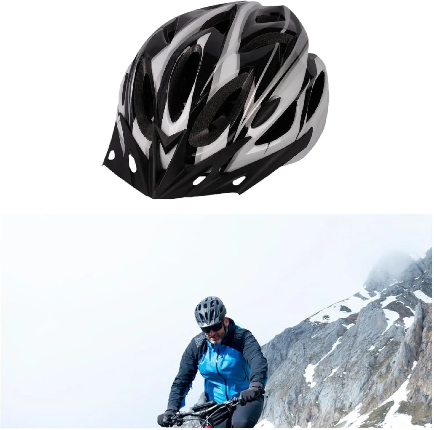Sports Helmets Cycling Helmet Comfortable Shockproof Bike Helmet for Biking Roller Skate Commuting