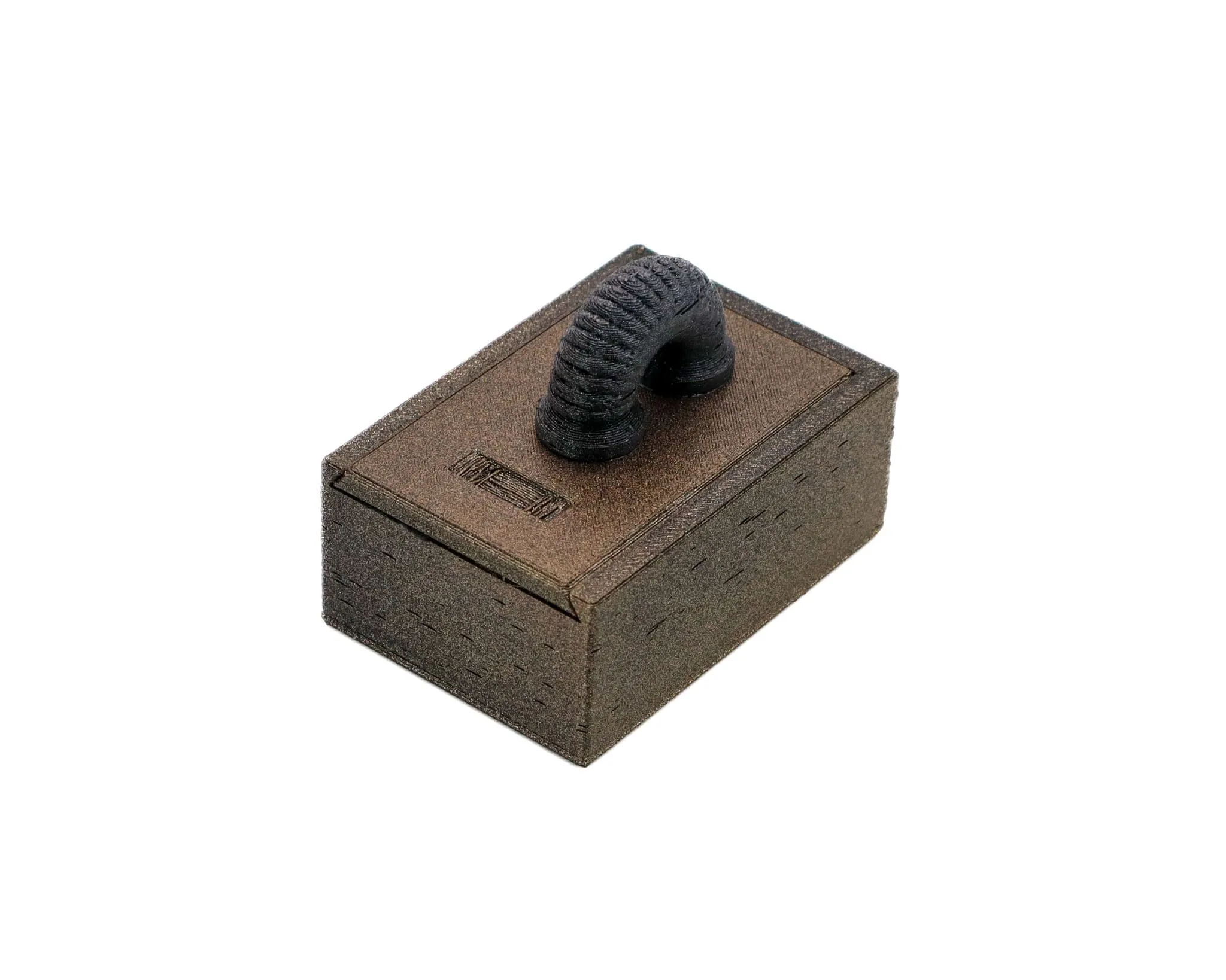 Steampunk D16 Dice Storage Box - Board Game Accessory