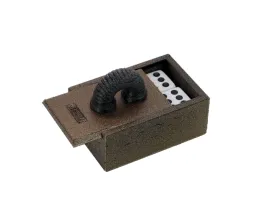 Steampunk D16 Dice Storage Box - Board Game Accessory