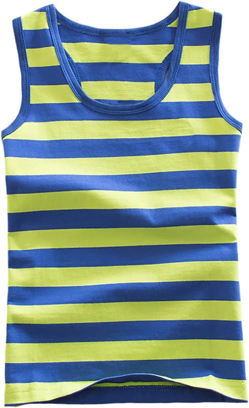 Toddler Baby Boys Tank Soft Cotton Sleeveless Top Undershirts Pack of 3