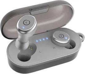 TOZO T10 True Wireless Bluetooth 5.3 Earbuds, 45H Playtime, Wireless Charging Case, IPX8 Waterproof Stereo Headphones in Ear Built in Mic Headset Premium Sound with Deep Bass, 32 Preset EQs via APP
