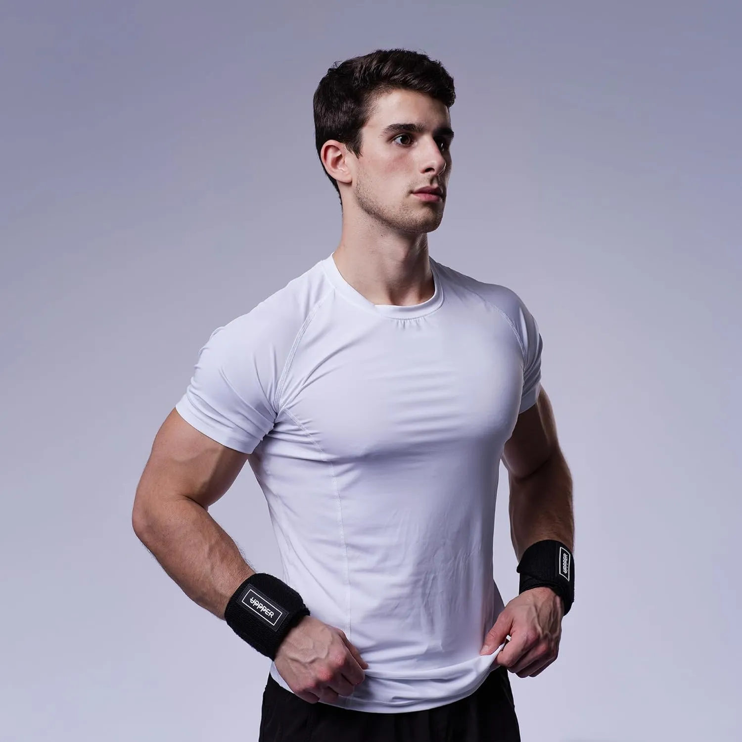 UPPPER Wrist Wraps for Weightlifting - 19" Wrist Support with Thumb Loop for Bench Press, Powerlifting, and Gym Workouts - Men & Women | Premium Fitness Gear