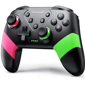 VOYEE Switch Controllers Compatible with Switch/Lite/OLED, Programming Wireless Pro Controller with Motion Control, Vibration, Wake-up, Turbo, Screenshot