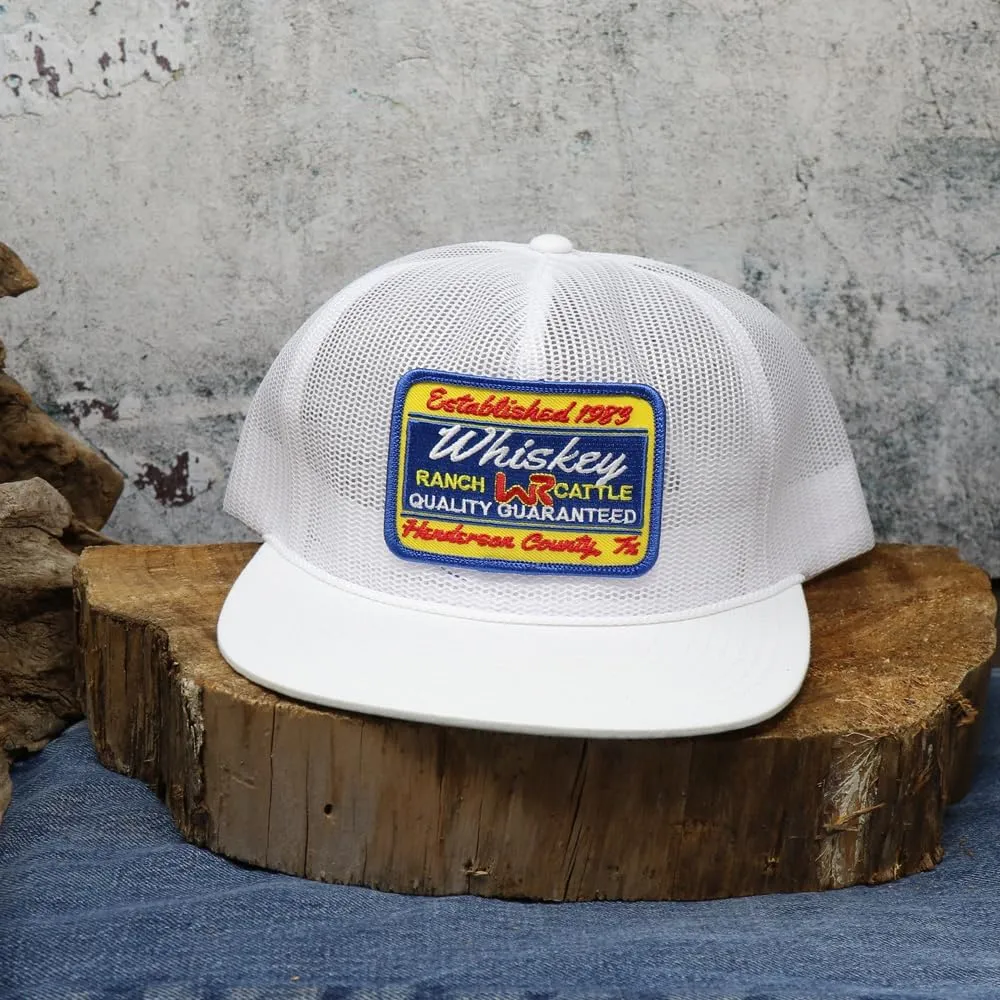 WHISKEY BENT HAT CO. Henderson County Whiskey Ranch Cattle Patch Adjustable Snapback Hat