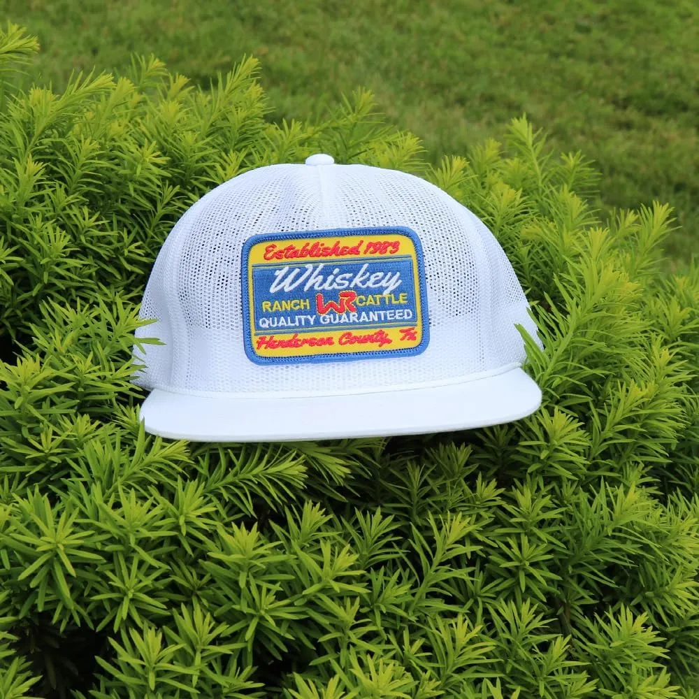 WHISKEY BENT HAT CO. Henderson County Whiskey Ranch Cattle Patch Adjustable Snapback Hat