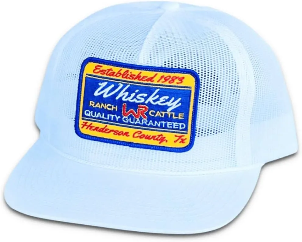 WHISKEY BENT HAT CO. Henderson County Whiskey Ranch Cattle Patch Adjustable Snapback Hat