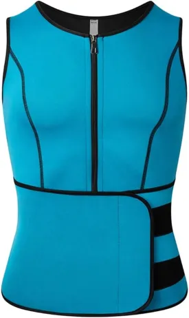 Women Adjustable Posture Corrector Back Support Strap Shoulder Lumbar Waist Spine Relief Women Orthopedic Belt (Color : Blue, Size : XL Code)