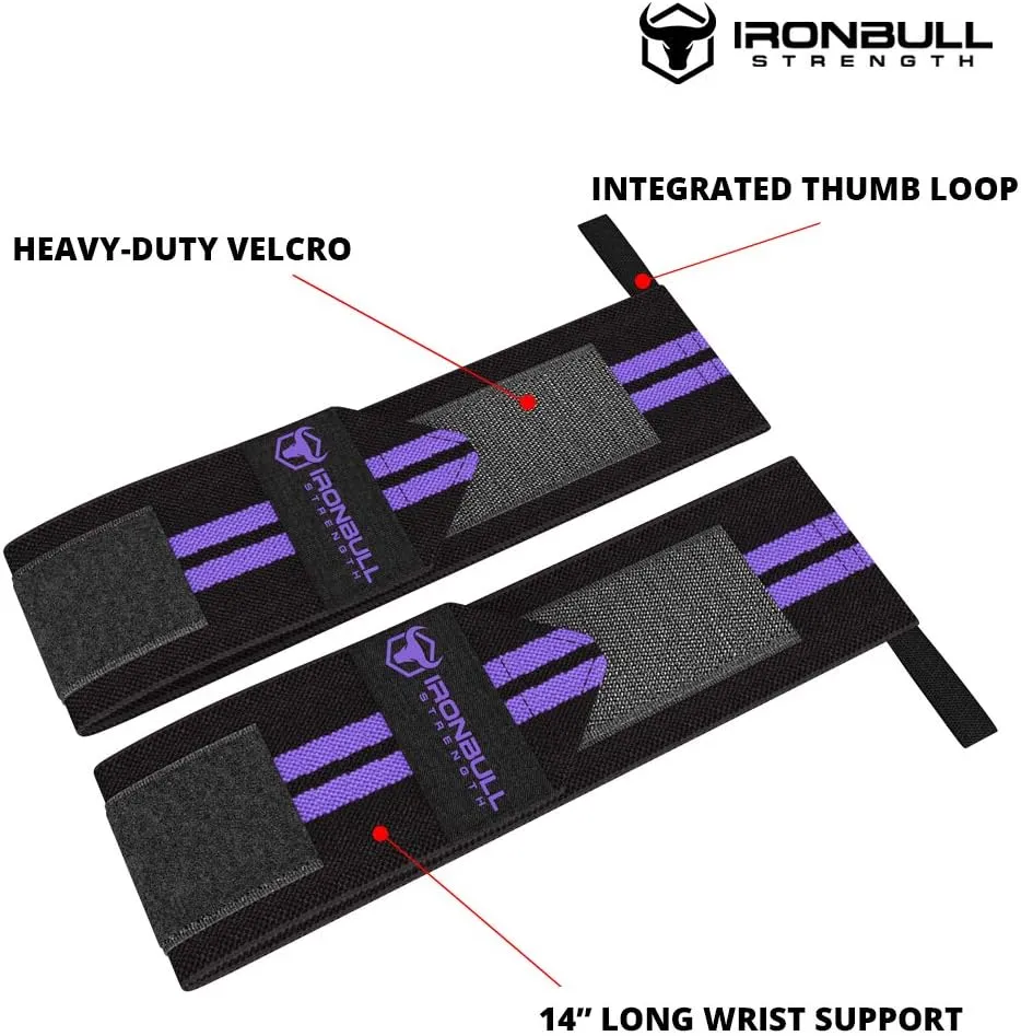 Women Wrist Wraps with Thumb Loops - 12" Professional Grade - Wrist Support Brace and Compression for Cross Training, Weight Lifting, Powerlifting, Strength Training