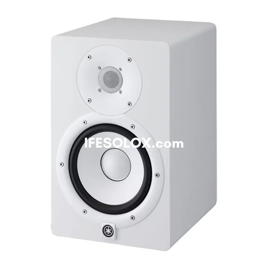 Yamaha HS7 Dual (2-Way) 6.5" Bass Reflex Bi-amplified Near Field Active Studio Monitors (White) - Brand New